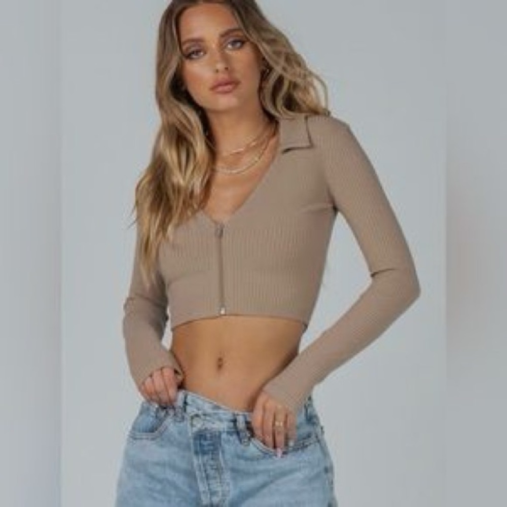 Princess Polly Ribbed Crop Top